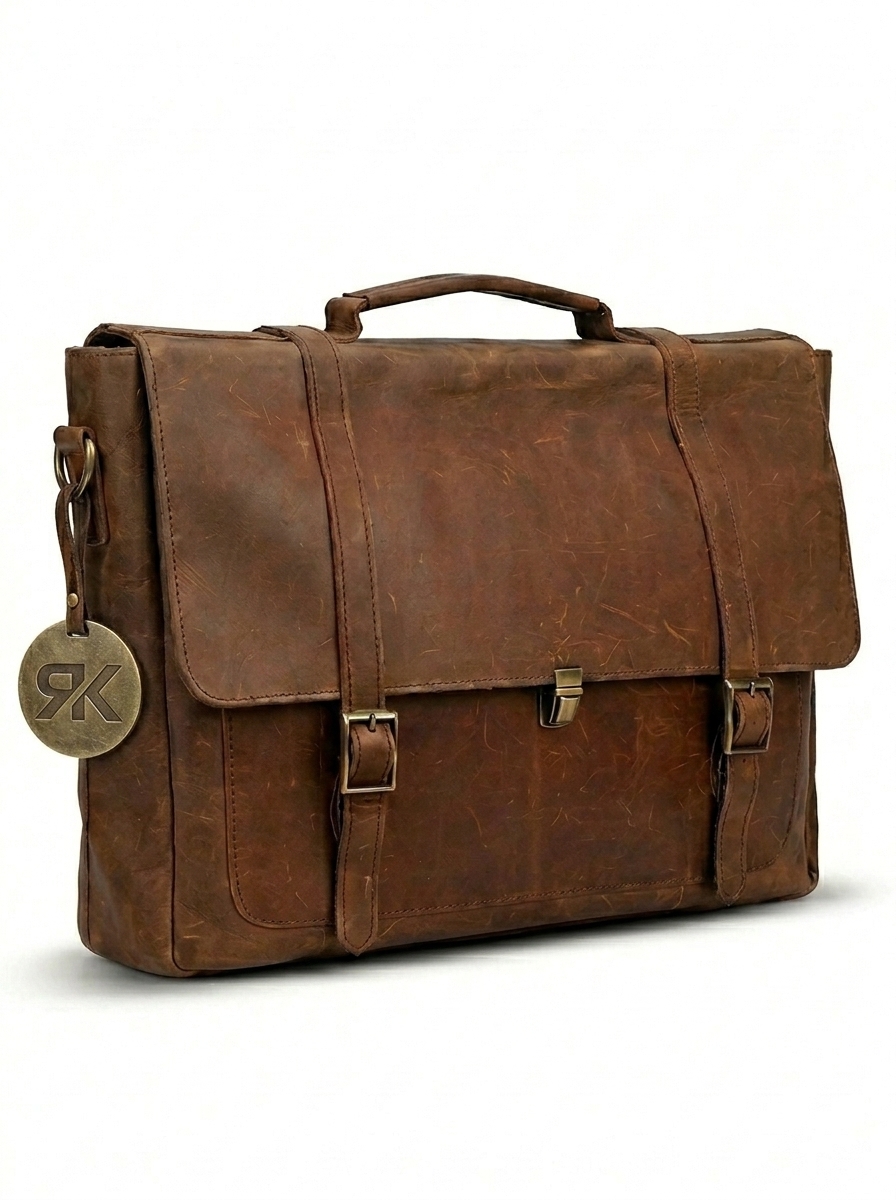 Premium Leather Laptop Bag